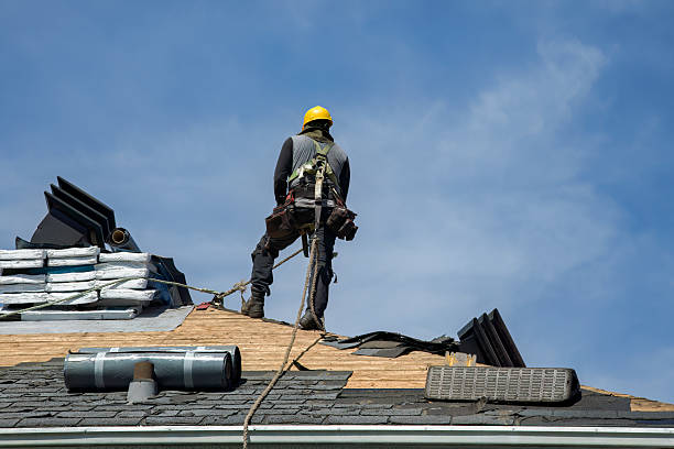 Professional Roofing technician working in West Park, NY